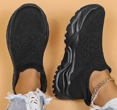 The Riley's Ortho Slip-On Breathable Knit Sneakers