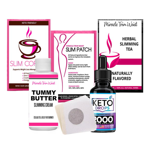 Keto Slim Kit w/FREE Tummy Butter, Slim Patches & Tea