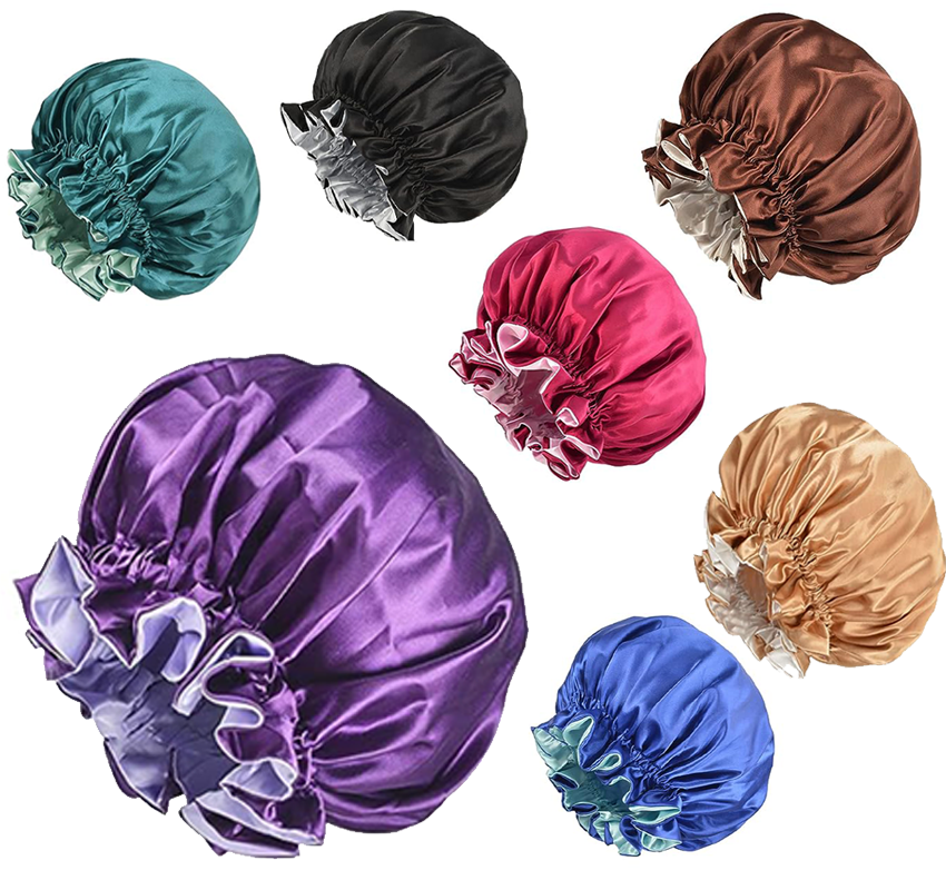 Perfect Locks Satin-Silk Hair Bonnet