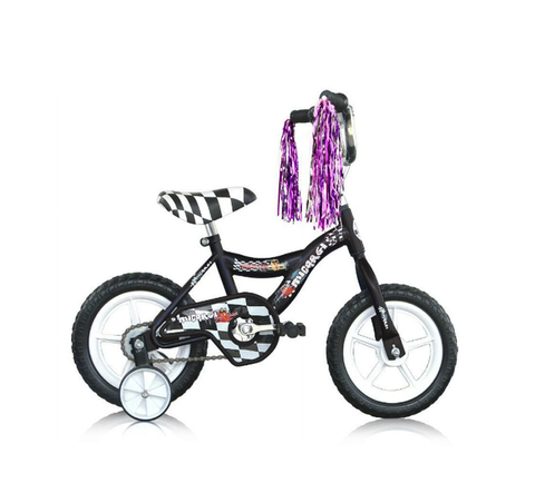 Unisex 12" Black Beginner Bike