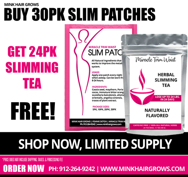 30pk Slim Patches w/FREE 24pk Slim Tea